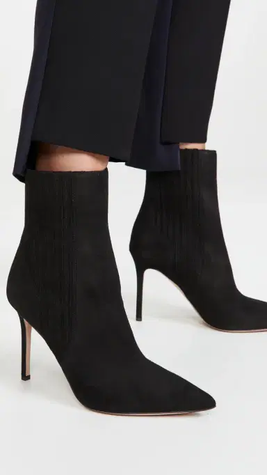 Veronica Beard Lisa Stiletto Heel Booties Black 11 | Thumbnail 3 Veronica Beard Lisa Stiletto Heel Booties Black 11 | Thumbnail 3