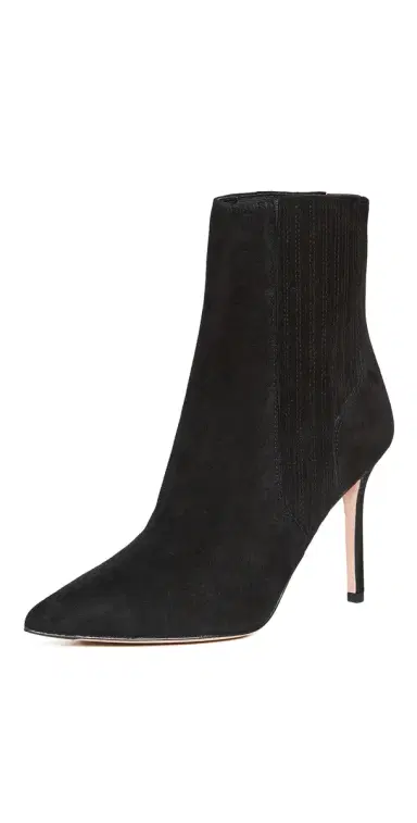 Veronica Beard Lisa Stiletto Heel Booties Black 11 | Thumbnail 1 Veronica Beard Lisa Stiletto Heel Booties Black 11 | Thumbnail 1