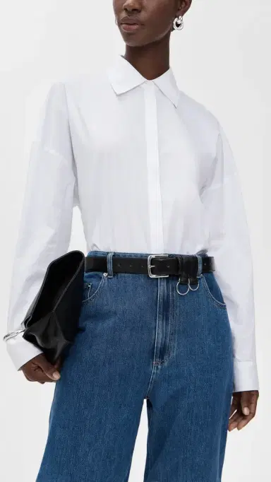 Tibi Classic Ring Hardware Leather Belt | Thumbnail 3 Tibi Classic Ring Hardware Leather Belt | Thumbnail 3