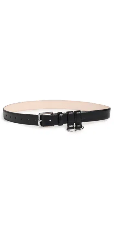 Tibi Classic Ring Hardware Leather Belt | Thumbnail 1 Tibi Classic Ring Hardware Leather Belt | Thumbnail 1