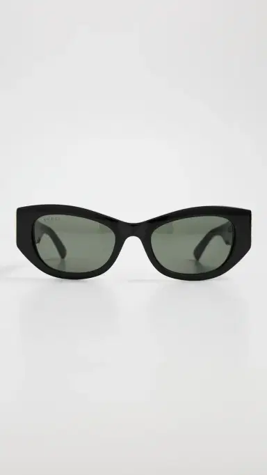 Gucci Signoria Sunglasses Black-Black-Grey One Size | Thumbnail 2 Gucci Signoria Sunglasses Black-Black-Grey One Size | Thumbnail 2