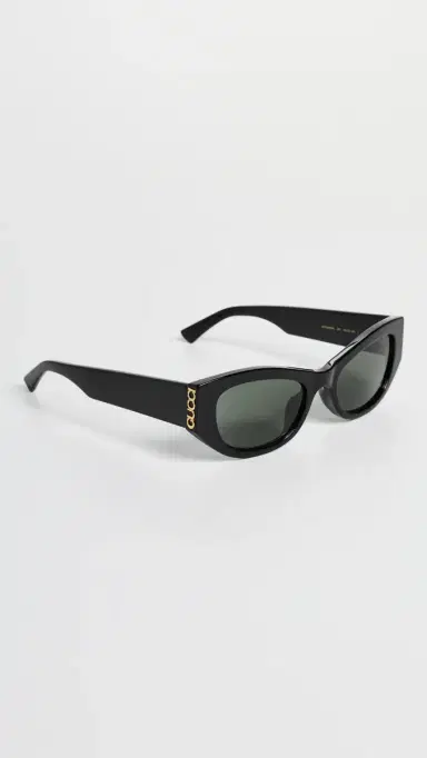 Gucci Signoria Sunglasses Black-Black-Grey One Size | Thumbnail 4 Gucci Signoria Sunglasses Black-Black-Grey One Size | Thumbnail 4