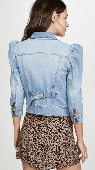 Retrofête Ada Denim Jacket Light Blue Stone XL | Thumbnail 3 Retrofête Ada Denim Jacket Light Blue Stone XL | Thumbnail 3