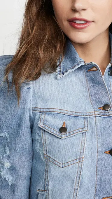 Retrofête Ada Denim Jacket Light Blue Stone XL | Thumbnail 6 Retrofête Ada Denim Jacket Light Blue Stone XL | Thumbnail 6