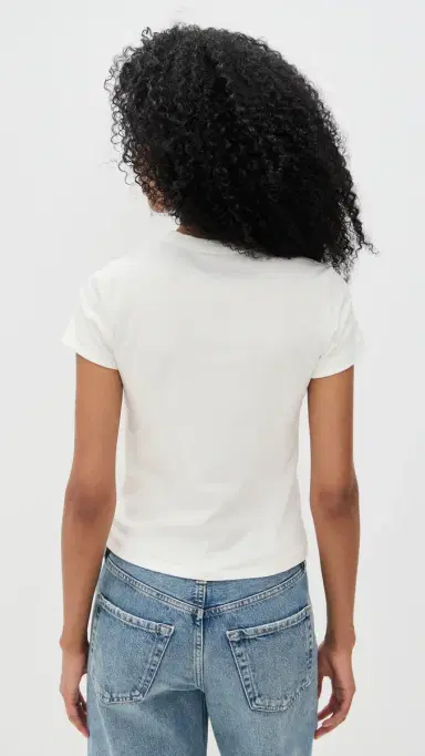 DL1961 Shrunken Tee white (knit) L | Thumbnail 3 DL1961 Shrunken Tee white (knit) L | Thumbnail 3