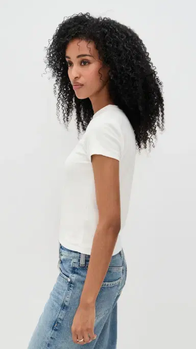 DL1961 Shrunken Tee white (knit) L | Thumbnail 4 DL1961 Shrunken Tee white (knit) L | Thumbnail 4