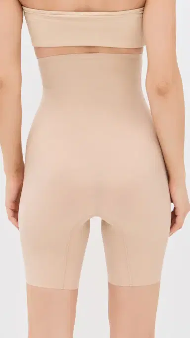 Commando Zone moothing High Waisted Shorts Beige | Thumbnail 3 Commando Zone moothing High Waisted Shorts Beige | Thumbnail 3