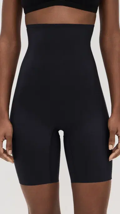 Commando Zone moothing High Waisted Shorts Black | Thumbnail 2 Commando Zone moothing High Waisted Shorts Black | Thumbnail 2
