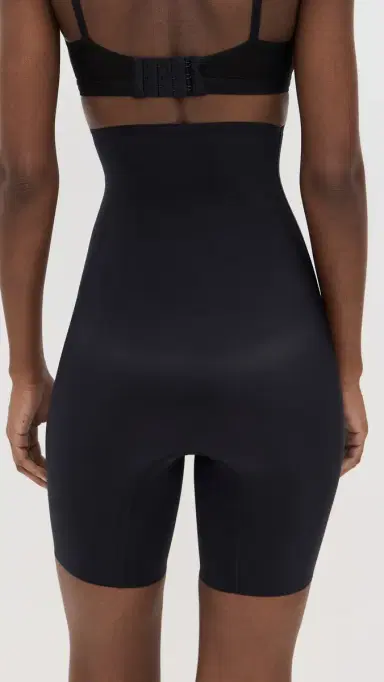 Commando Zone moothing High Waisted Shorts Black | Thumbnail 3 Commando Zone moothing High Waisted Shorts Black | Thumbnail 3