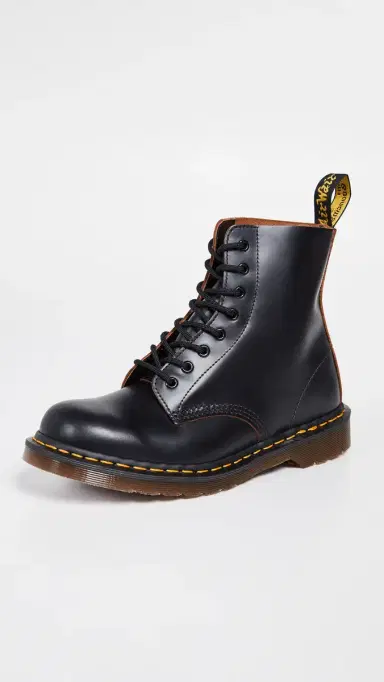 Dr. Martens 1460 Vintage 8 Eye Unisex Boots Black | Thumbnail 4 Dr. Martens 1460 Vintage 8 Eye Unisex Boots Black | Thumbnail 4