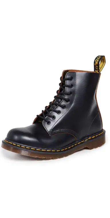 Dr. Martens 1460 Vintage 8 Eye Unisex Boots Black | Thumbnail 1 Dr. Martens 1460 Vintage 8 Eye Unisex Boots Black | Thumbnail 1