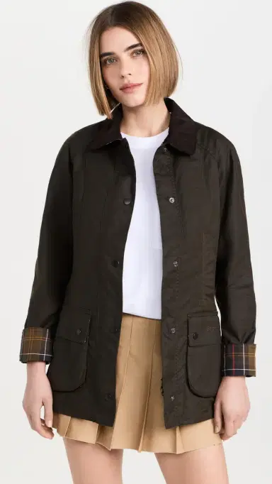 Barbour Classic Beadnell Wax Jacket Olive 4 | Thumbnail 2 Barbour Classic Beadnell Wax Jacket Olive 4 | Thumbnail 2