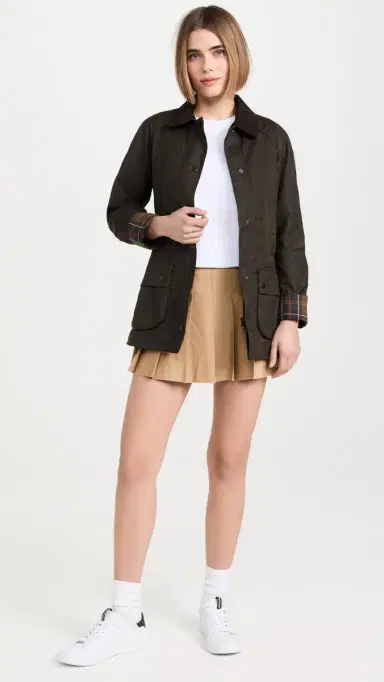 Barbour Classic Beadnell Wax Jacket Olive 4 | Thumbnail 5 Barbour Classic Beadnell Wax Jacket Olive 4 | Thumbnail 5