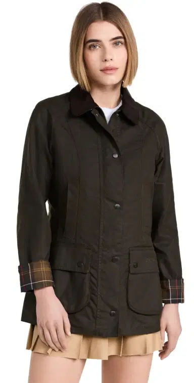 Barbour Classic Beadnell Wax Jacket Olive 4 | Thumbnail 1 Barbour Classic Beadnell Wax Jacket Olive 4 | Thumbnail 1