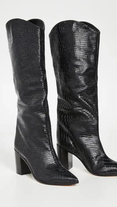 Schutz Maryana Block Boots Black | Thumbnail 5 Schutz Maryana Block Boots Black | Thumbnail 5