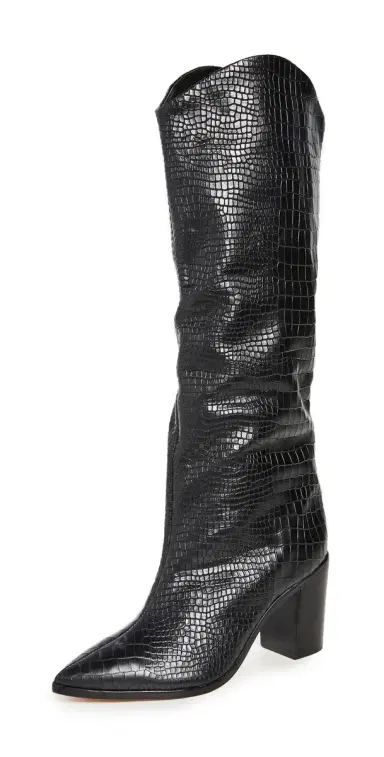 Schutz Maryana Block Boots Black | Thumbnail 1 Schutz Maryana Block Boots Black | Thumbnail 1