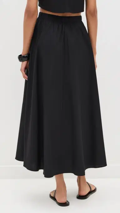 LE BOP Martha Poplin Skirt Black L | Thumbnail 3 LE BOP Martha Poplin Skirt Black L | Thumbnail 3