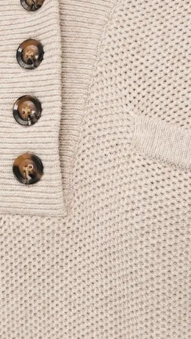 Lunya Pocket Henley Oat Marl | Thumbnail 6 Lunya Pocket Henley Oat Marl | Thumbnail 6
