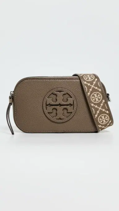 Tory Burch Miller Mini Crossbody Bag Wild Mushroom One Size | Thumbnail 2 Tory Burch Miller Mini Crossbody Bag Wild Mushroom One Size | Thumbnail 2