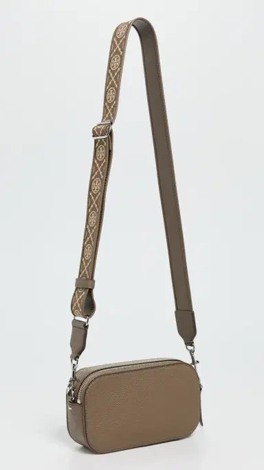 Tory Burch Miller Mini Crossbody Bag Wild Mushroom One Size | Thumbnail 4 Tory Burch Miller Mini Crossbody Bag Wild Mushroom One Size | Thumbnail 4