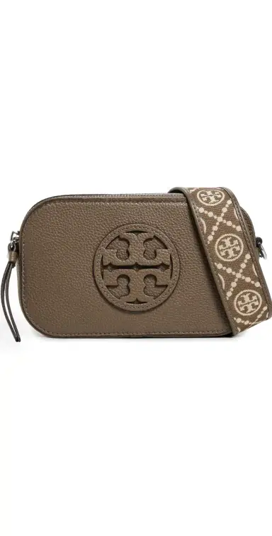 Tory Burch Miller Mini Crossbody Bag Wild Mushroom One Size | Thumbnail 1 Tory Burch Miller Mini Crossbody Bag Wild Mushroom One Size | Thumbnail 1