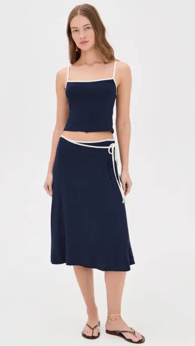 Free People Opal Two-Piece Set Navy Combo | Thumbnail 2 Free People Opal Two-Piece Set Navy Combo | Thumbnail 2