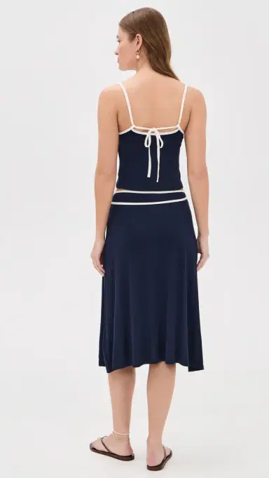 Free People Opal Two-Piece Set Navy Combo | Thumbnail 3 Free People Opal Two-Piece Set Navy Combo | Thumbnail 3