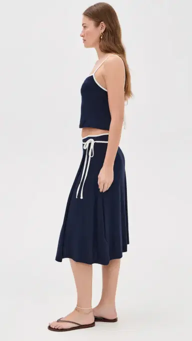 Free People Opal Two-Piece Set Navy Combo | Thumbnail 4 Free People Opal Two-Piece Set Navy Combo | Thumbnail 4
