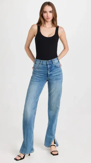 L'Agence Nica Scoop Neck Tank Thong Bodysuit Black | Thumbnail 5 L'Agence Nica Scoop Neck Tank Thong Bodysuit Black | Thumbnail 5