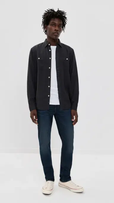 Faherty Stretch Terry Indigo 5 Pocket Jeans 32 Belmar Coast Wash 32 | Thumbnail 5 Faherty Stretch Terry Indigo 5 Pocket Jeans 32 Belmar Coast Wash 32 | Thumbnail 5