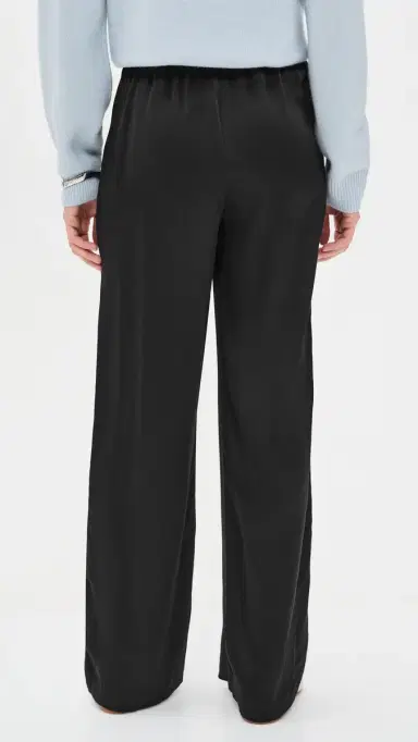 DONNI. The Silk Simple Pants Jet | Thumbnail 3 DONNI. The Silk Simple Pants Jet | Thumbnail 3