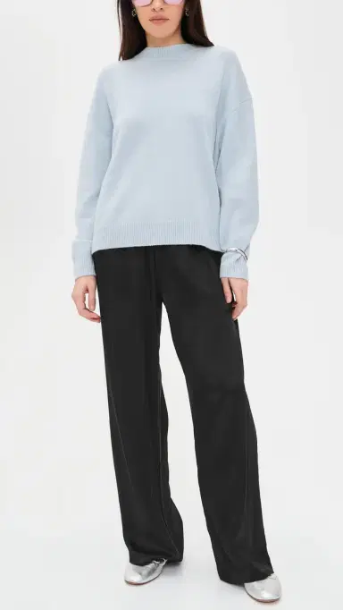 DONNI. The Silk Simple Pants Jet | Thumbnail 5 DONNI. The Silk Simple Pants Jet | Thumbnail 5