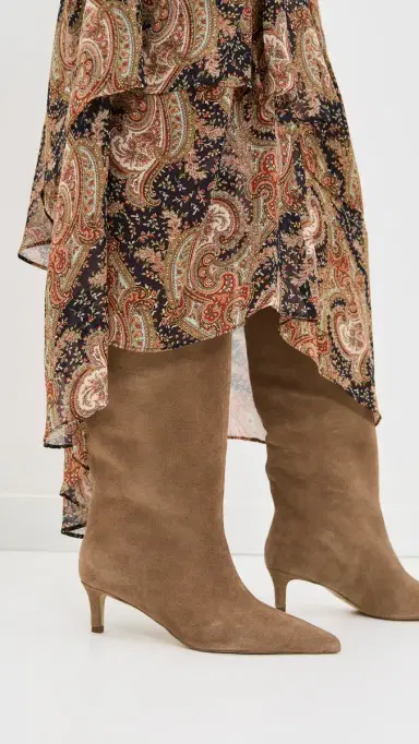 Free People Kiki Kitten Heel Boots Taupe | Thumbnail 3 Free People Kiki Kitten Heel Boots Taupe | Thumbnail 3