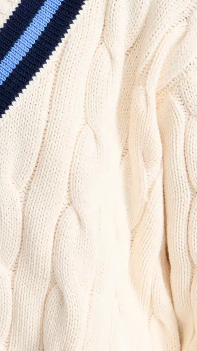 Polo Ralph Lauren Cable Knit Cotton Cricket Sweater Cream | Thumbnail 6 Polo Ralph Lauren Cable Knit Cotton Cricket Sweater Cream | Thumbnail 6