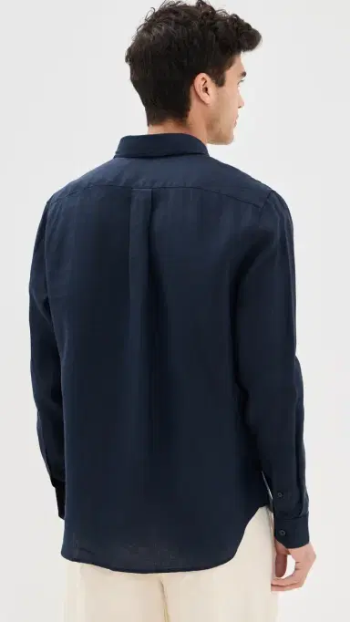 Vince Linen Shirt Coastal | Thumbnail 3 Vince Linen Shirt Coastal | Thumbnail 3