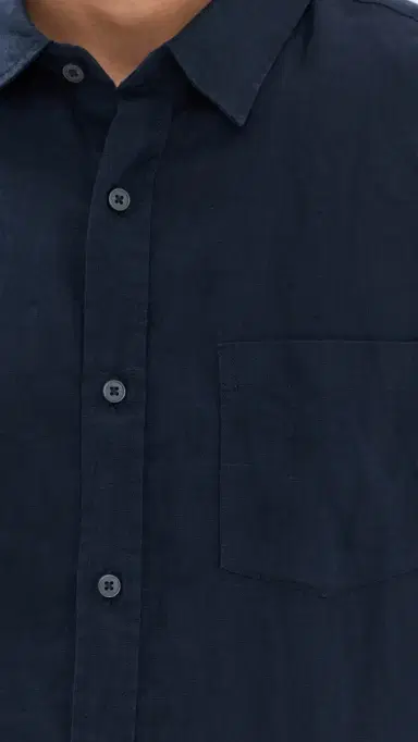 Vince Linen Shirt Coastal | Thumbnail 6 Vince Linen Shirt Coastal | Thumbnail 6