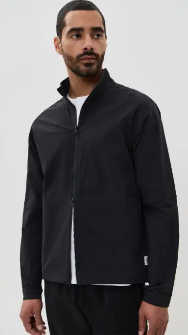 REIGNING CHAMP Nylon Oxford Team Jacket Black S | Thumbnail 2 REIGNING CHAMP Nylon Oxford Team Jacket Black S | Thumbnail 2