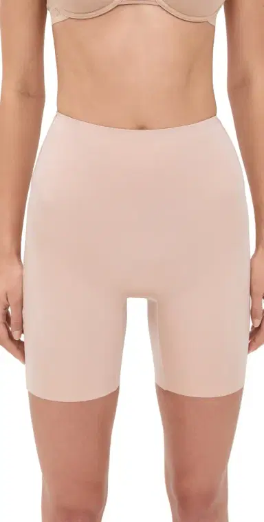 SPANX Low Back Mid-Thigh Shapewear Champagne Beige | Thumbnail 1 SPANX Low Back Mid-Thigh Shapewear Champagne Beige | Thumbnail 1