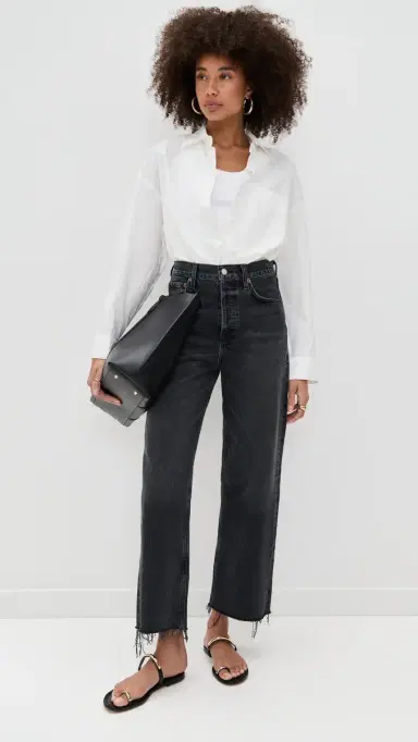 AGOLDE Ren High Rise Wide Leg Jeans Arcane 32 | Thumbnail 2 AGOLDE Ren High Rise Wide Leg Jeans Arcane 32 | Thumbnail 2