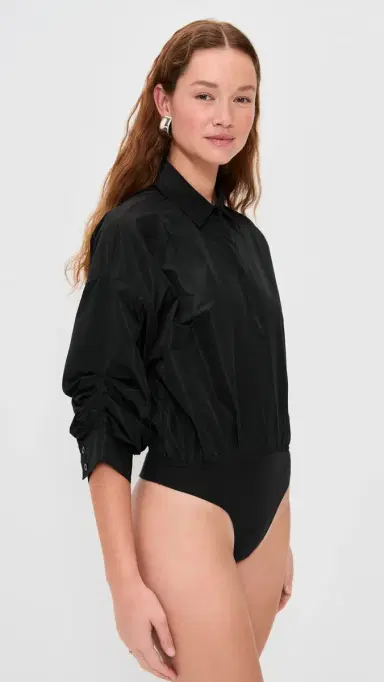 STAUD Traverse Thong Bodysuit Black | Thumbnail 4 STAUD Traverse Thong Bodysuit Black | Thumbnail 4