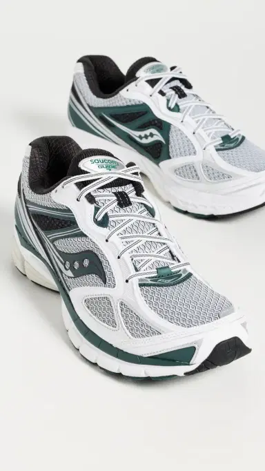 Saucony ProGrid Guide 7 Sneakers White/Pine | Thumbnail 4 Saucony ProGrid Guide 7 Sneakers White/Pine | Thumbnail 4