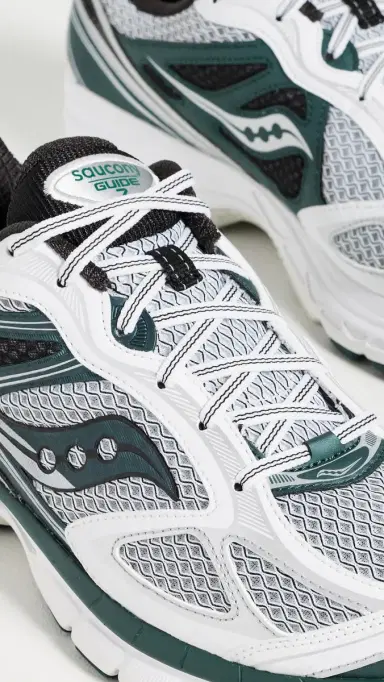Saucony ProGrid Guide 7 Sneakers White/Pine | Thumbnail 5 Saucony ProGrid Guide 7 Sneakers White/Pine | Thumbnail 5
