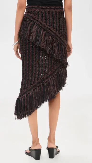 SIMONMILLER Beja Midi Skirt Choco Brown/Black Combo | Thumbnail 3 SIMONMILLER Beja Midi Skirt Choco Brown/Black Combo | Thumbnail 3