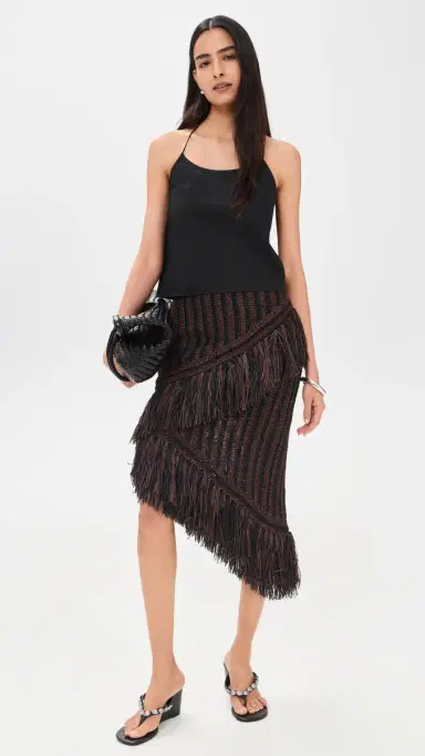 SIMONMILLER Beja Midi Skirt Choco Brown/Black Combo | Thumbnail 5 SIMONMILLER Beja Midi Skirt Choco Brown/Black Combo | Thumbnail 5
