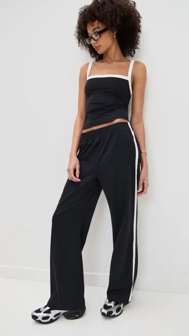 Splits59 Maxie Rigor Track Pants Black/White L | Thumbnail 2 Splits59 Maxie Rigor Track Pants Black/White L | Thumbnail 2