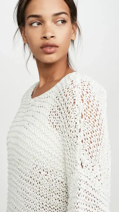 MIKOH Mehetia Long Sleeve Knit Bone | Thumbnail 6 MIKOH Mehetia Long Sleeve Knit Bone | Thumbnail 6