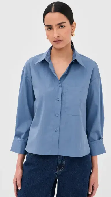 TWP J. D. Button Down hirt Country Blue | Thumbnail 3 TWP J. D. Button Down hirt Country Blue | Thumbnail 3