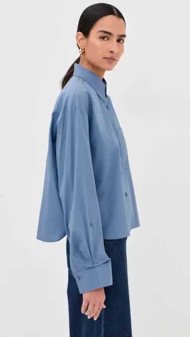 TWP J. D. Button Down hirt Country Blue | Thumbnail 5 TWP J. D. Button Down hirt Country Blue | Thumbnail 5