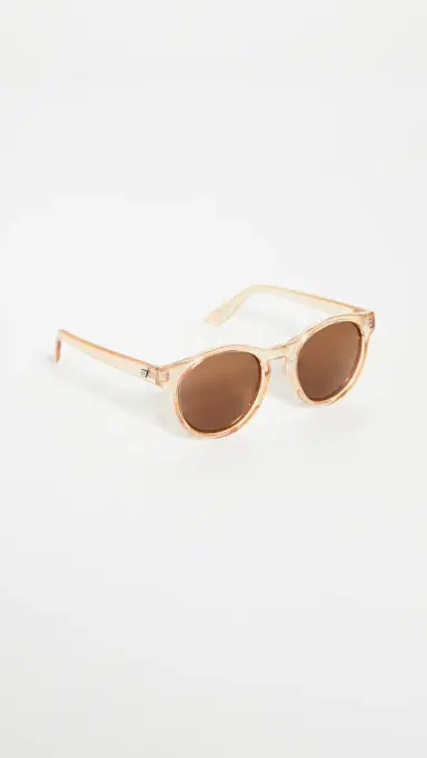 Le Specs Hey Macarena Polarized Sunglasses Blonde/Brown Mono One Size | Thumbnail 4 Le Specs Hey Macarena Polarized Sunglasses Blonde/Brown Mono One Size | Thumbnail 4
