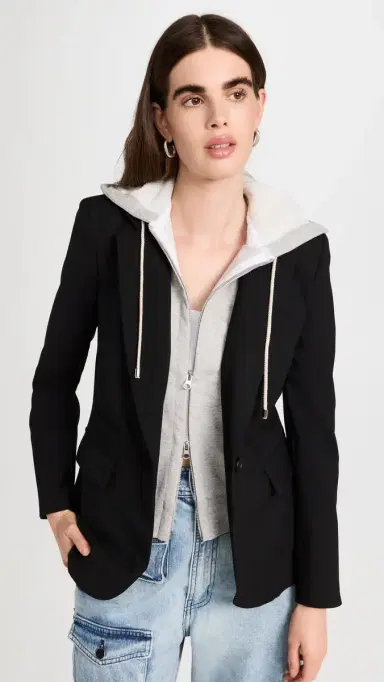 Veronica Beard Hoodie Dickey Heather Grey 00-14 | Thumbnail 2 Veronica Beard Hoodie Dickey Heather Grey 00-14 | Thumbnail 2